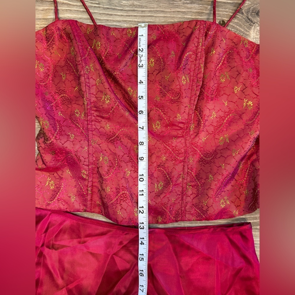 Vintage corset top 2-piece dress - Picture 5 of 12